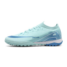 (SZ-2501-D-BlueMoon, 41) Men's Soccer Shoes Low Top TF/FG Anti Slip Football Boots Outdoor Grass Adult Professional Training Soccer Sneakers