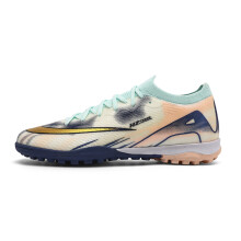 (SZ-2501-D-ColorGold, 43) Men's Soccer Shoes Low Top TF/FG Anti Slip Football Boots Outdoor Grass Adult Professional Training Soccer Sneakers