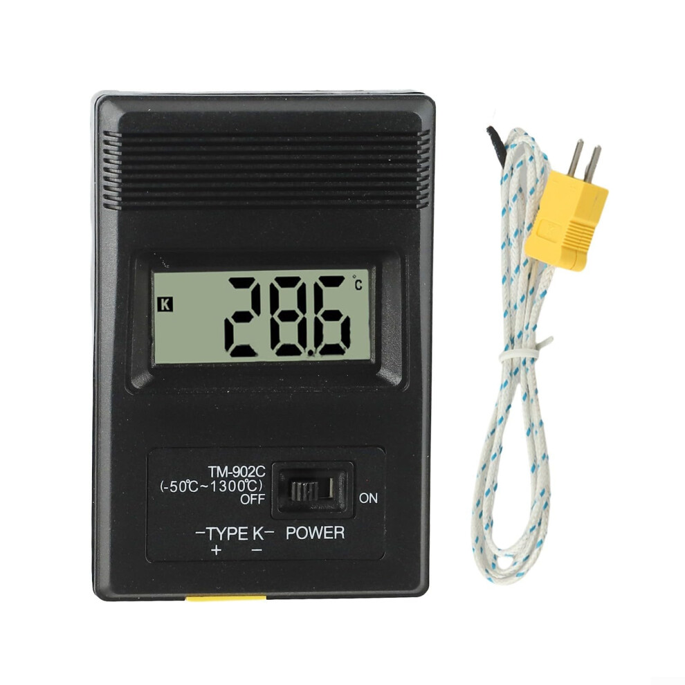 K Type Thermometer Digital Temperature Meter With Large Lcd For Fast Accurate Industrial Readings 9347817632989