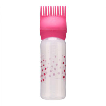 Haarverfapplicator voor thuis- en salongebruik, applicatorfles met ergonomische vorm en zacht plastic materiaal, fles met maatverdeling voor
