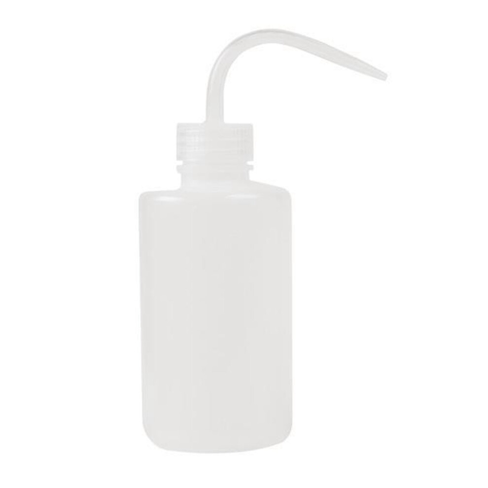 Refillable Plastic Squeeze Bottle with Flip Cap, Transparent Container Leakproof Design Squeezable Bottles for Tattoo Eyelash Extension Lab Use,