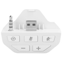 Adapter audio do gamepada, adapter zestawu słuchawkowego stereo z konwerterem słuchawkowym 3,5 mm, wzmacniacz dźwięku z trybem wykrywania,