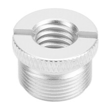 Adapter Screw for Microphone Stand, 3/8 Female to 5/8 Male Adapter Screw, Aluminum Alloy Thread Converter for Camera Tripod Mounts, Smooth Surface
