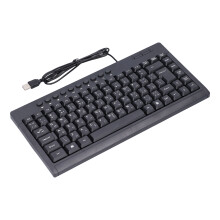 Teclado para computador com USB Plug and Play, conexão instantânea e perfeita para sistemas Windows e Mac, indicadores LED para monitoramento de