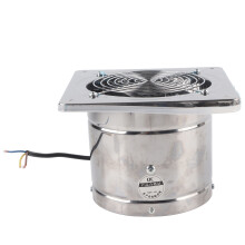 Exhaust Fan 7.5 Inch with Removable and Washable Mesh Cover, Exhaust Extractor Fans for Indoor Use with Pure Copper Motor, Stainless Steel