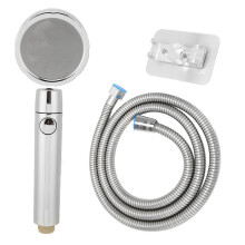 Tubo doccia extra lungo in acciaio inox, anti-attorcigliamento, flessibile, resistente all'alta pressione, con raccordi in ottone massiccio e