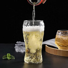 500ml Handmade HeatResistant Crystal Whiskey Glass for Wine Brandy Cognac and Liquor