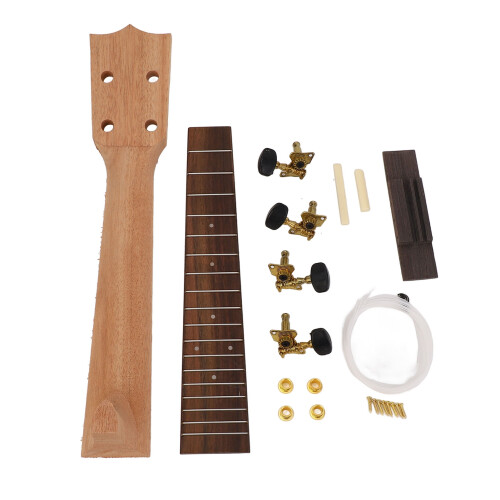 Ukulele Hals Griffbrett Ersatz Kit Hals String 1
