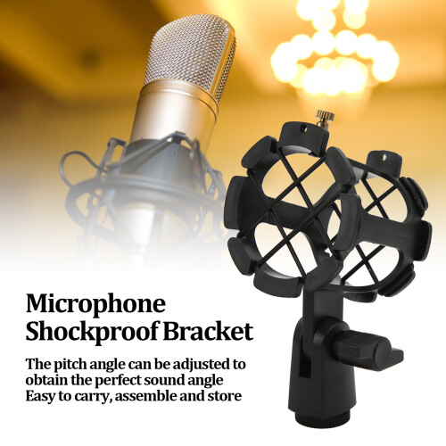 Plastic Microphone Shock Mount Bracket for Live Broadcast 10cm 2