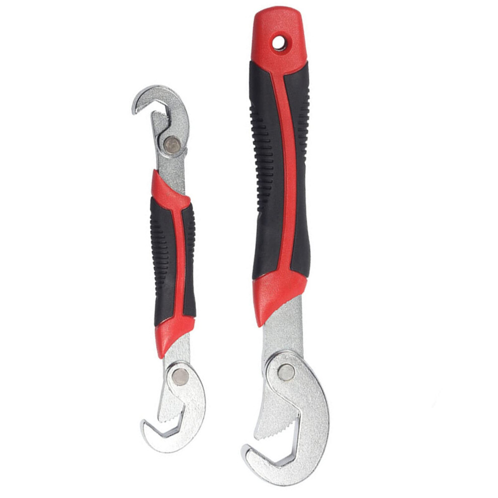 Adjustable Wide Opening Multifunctional Wrench With Ergonomic Slipresistant Grip, Heavy Duty Steel 9347817635454