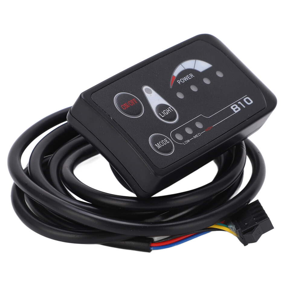 Electric Bicycle S810 36V/48V Led Display Control 5-Pin Design 7611376432161