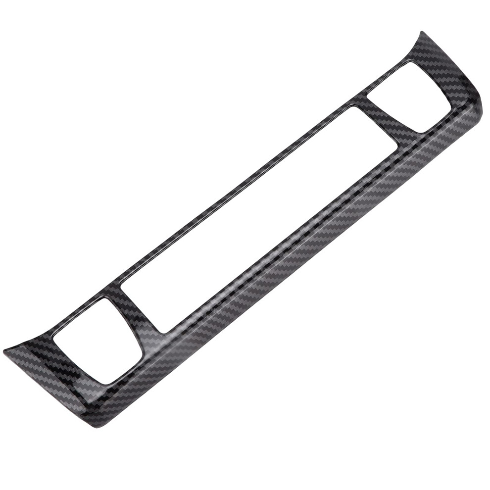 Car Center Control Console Trim Carbon Fiber Dashboard Cover For 20192021 Glossy Black 9187378494202