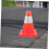 Traffic Cone Reflective Driveway Safety Cone for Training and Traffic Control  Visibility Durable Plastic 5