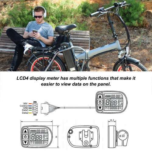 Universal χειριστήριο σκούτερ με οθόνη LCD, ηλεκτρικό σετ χειριστηρίων, ελεγκτής 2