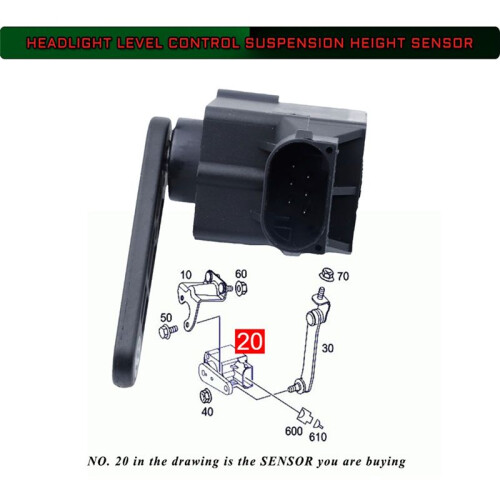 Headlight Level Control Suspension Height Sensor for   CLS E-CLASS S-CLASS VIANO VITO A0105427617 105427617 2