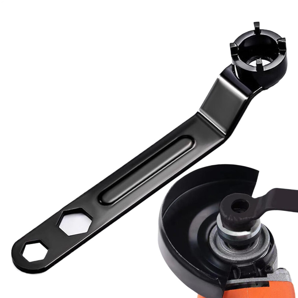 Angle Grinder Wrench With Ergonomic Nonslip Grip And Secure Fourclaw Hold For Quick Disc Change 9382693408808