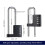 Cabinet Lock,Combination Padlock,Stainless Steel Gym Locker Lock Code Long Adjustable Shackle Lock for School,Gym Black 6