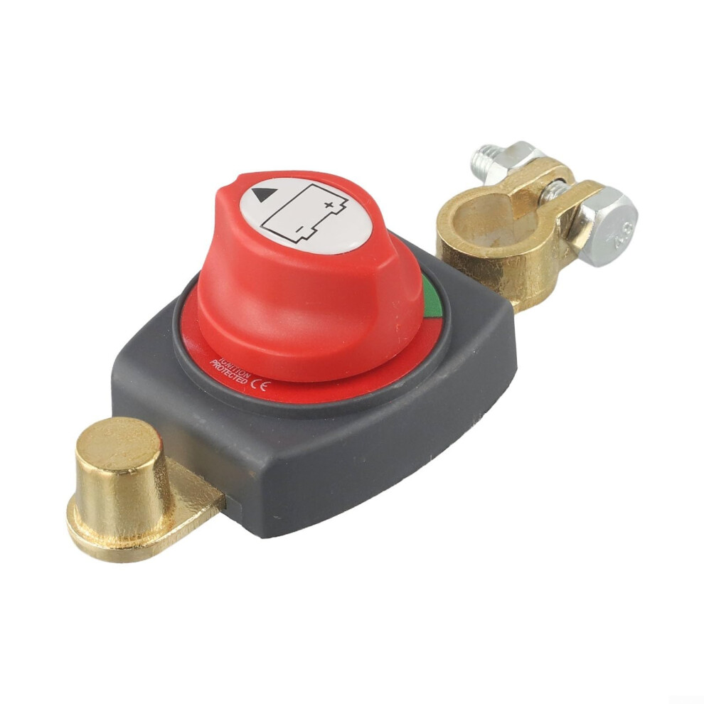 Battery Disconnect Switch 275A Heavy Duty Waterproof Marine Isolator 12V48v Rv Camper Copper Studs 9382693409737