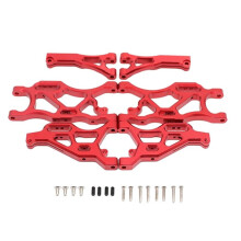 Set di Bracci di Sospensione Anteriore e Posteriore nel Metallo per Arrma 1/7 Limitless Infraction 6S 1/8 Typhon 6S Rc Parti di Aggiornamento per Auto