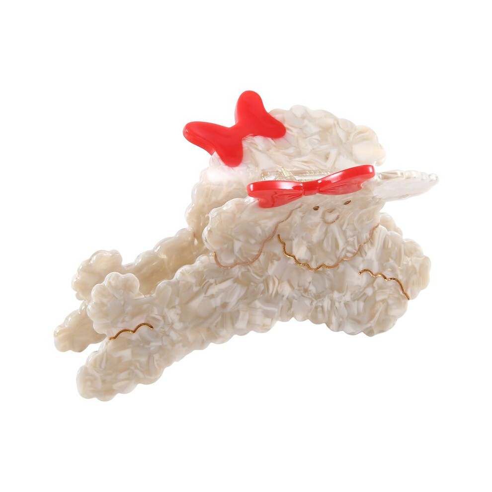 Cute Acetate Animal Dog Hair Clip for Women Girls Hair Claw Styling Tool Barrette Hairpin Accessories Style A