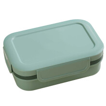 Boîte à lunch Hariumiu 2000 ml étanche, double paroi, compatible micro-ondes/lave-vaisselle/congélateur, avec cuillère, fourchette et