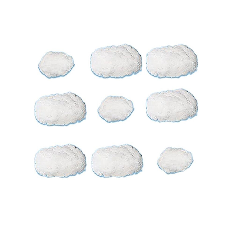 9PCS Clouds Decorations for Ceiling, Cotton Simulation Hanging Cloud Decoration, 3D Artificial Clouds Props