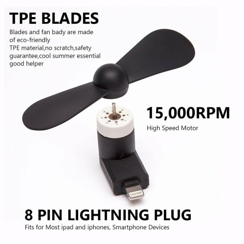 Ventilator mobil ușor, reîncărcabil, USB, Simyoung 2