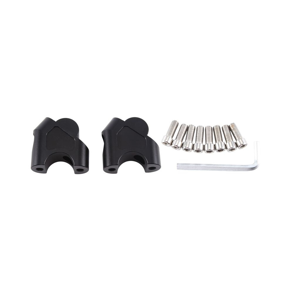 Motorcycle Handlebar Riser Drag Handle Bar Clamp Extend Adapter For Loncin Voge 300Ac 300Ds 500R 500Ds 500Dsx(Black) Black 6034256883029