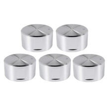 5 StüCk MetallknöPfe für Gasherde, 6 Mm, Herd-Bedienbereich, Ofenknopf, Brennerknopf, Gasherdschalter, ErsatzzubehöR