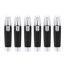 6PCS Electric Nose Hair Trimmer Implement Shaver Clipper Ear Neck Eyebrow Trimmer Shaver Men Clean Trimmer Razors