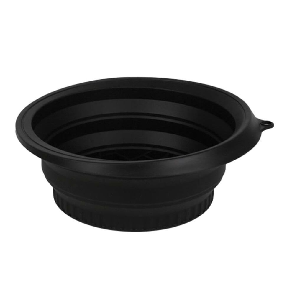 Collapsible Silicone Face Ice Bath Bowl for Contouring Therapy with Black Facial Ice Mold