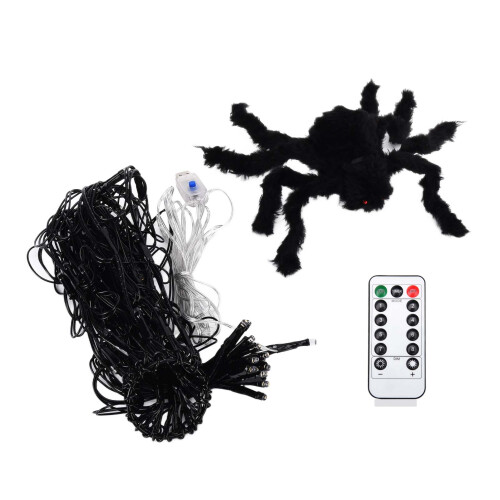Καινοτόμα φώτα ιστού αράχνης για το Halloween, αδιάβροχη διακόσμηση LED για το Halloween για