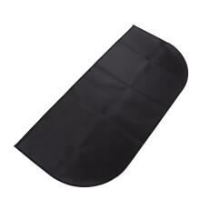 Tapis de foyer 50x100cm, résistant au feu, isolant, en fibre de verre, résistant à la chaleur, pliable, noir