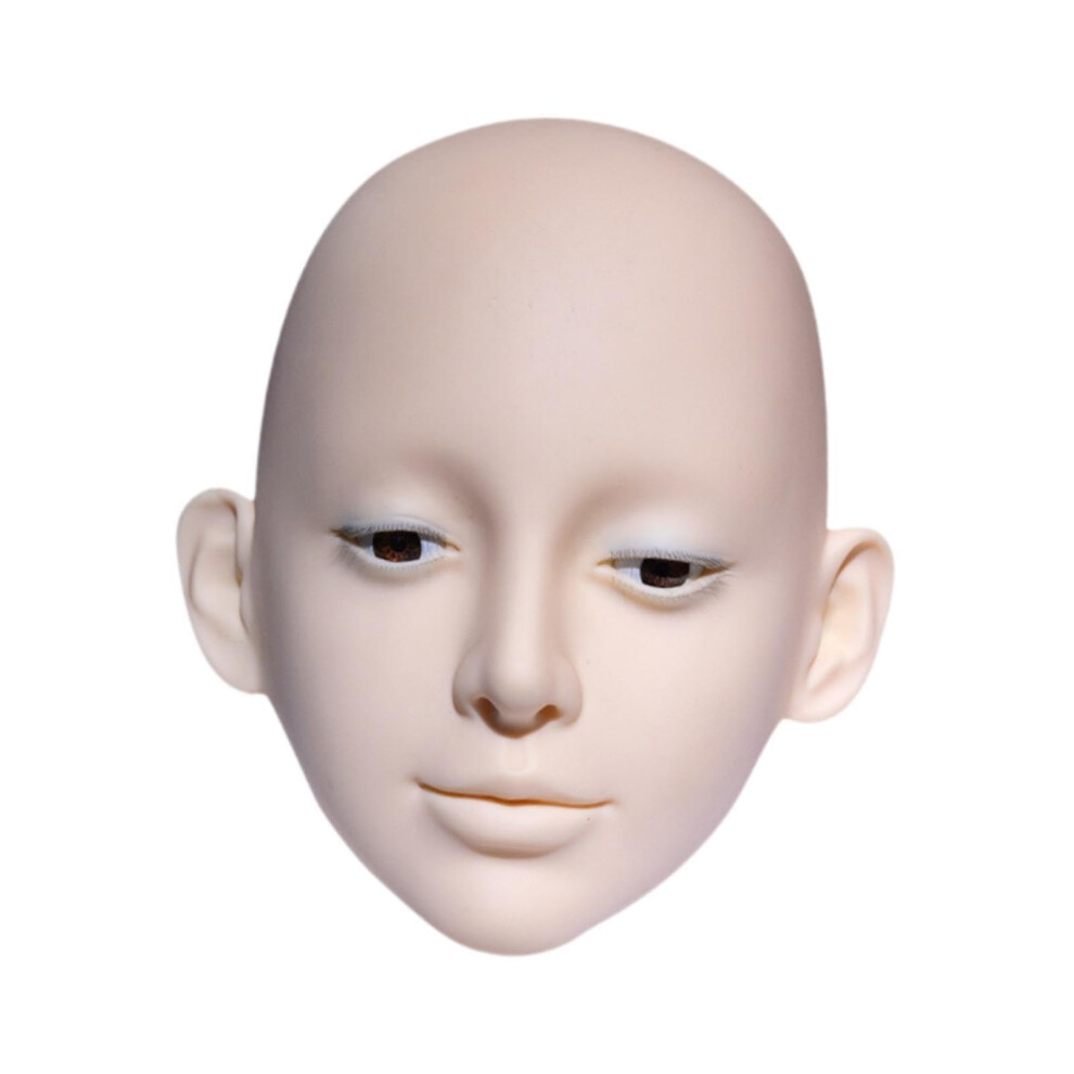 Eyelash Mannequin Head Makeup Practice Head for Lash Extensions, Training Manikin Model, Professional, Realistic Design