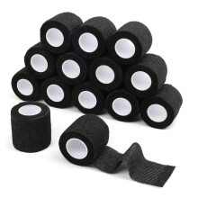 14Pcs Adhesive Bandage Wrap Breathable Cohesive Tape, Non Woven FirstAid Tape for Ankle Sprains & Swelling