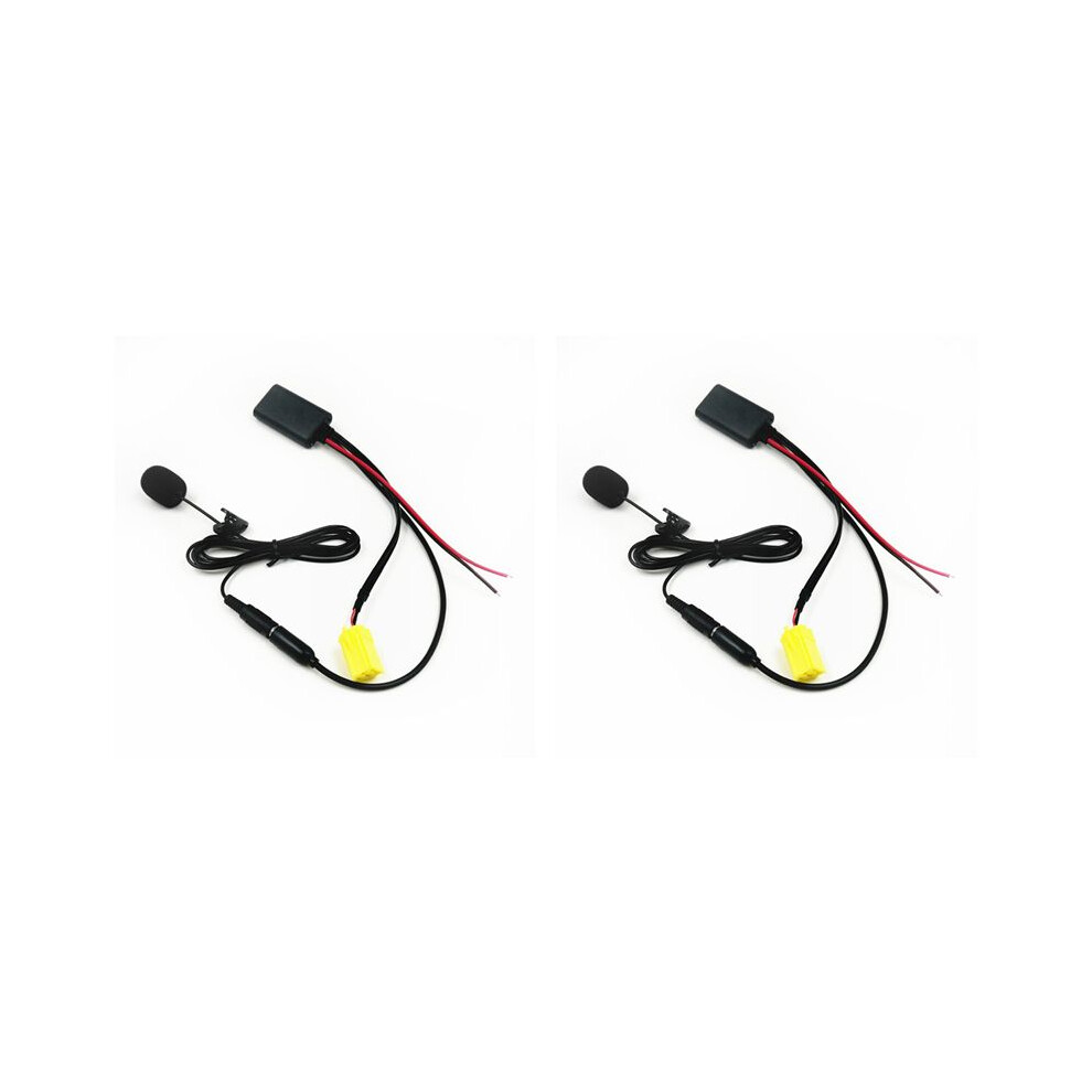 2X Car 5.0 Aux Cable Microphone Handsfree Mobile Phone Free Calling Adapter For Punto Alfa 159 6031601189454