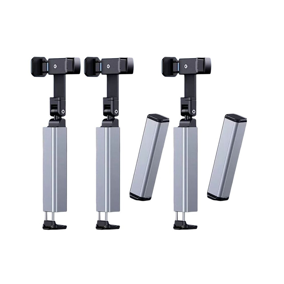 Tablet Stand Holder Clip Grip Flexible For Mobile Phone Clip Holder Bed Desk Table Clamp Mount 5Pcs Silver/Black 6032125402616