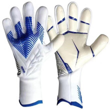 Football Goalkeeper Gloves for Elite Play, Size 6E, Non-Slip Latex Palm, Strong Grip, Durable Football Gloves