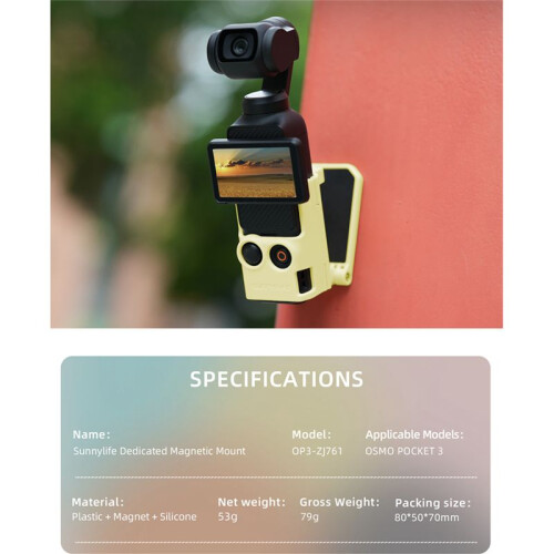 Desktop Bracket Base for  Osmo Pocket 3 Adjustable Magnetic Stand Mount for  Osmo Pocket 3 Accessories 1