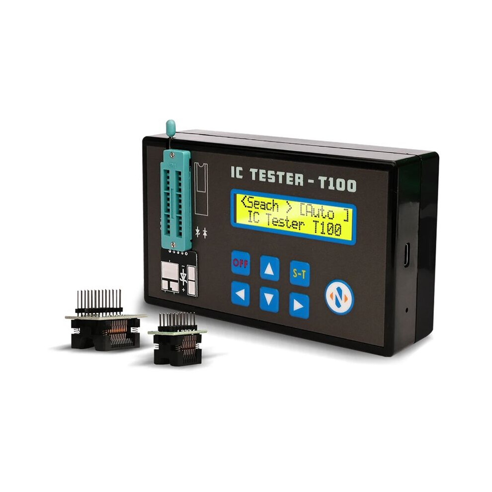 Handheld Rechargeable Led Integrated Circuit Tester Transistor Tester Digital Transistor Ic Chip Detector With 2 Bases 6031788447040