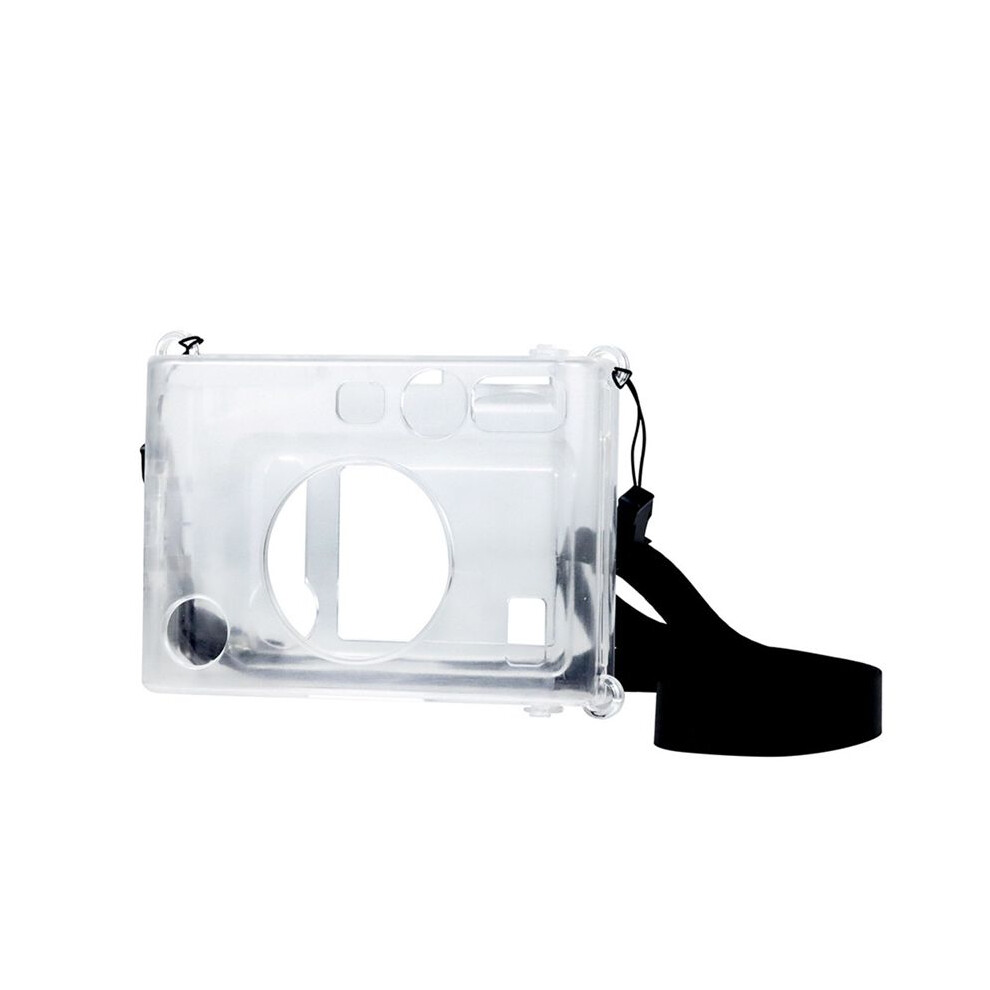 For Instax Minievo Transparent Protective Case Pc Crystal Case Storage Protective Cover Anti-Scratch With Rope 6032125444517