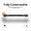 For   2 an Ergonomic Grip Hard Shell Protective Case with Replaceable Grips,  2 Accessories 3