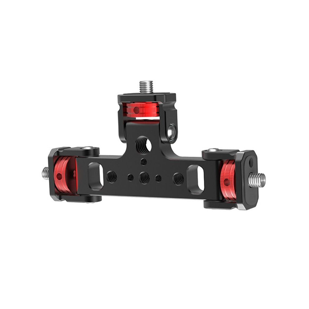 Triple Phone Holder Tripod Mount Adaptor 180-Degree Tilt Vlogging Live Streaming Tool For Camera, Microphone Light 4712170787723