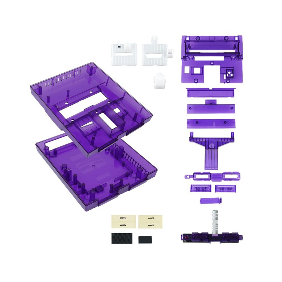Replacement Shell Case For Snes Sfc Us Version Retro Gaming Consoles Translucent Case 6033461090024