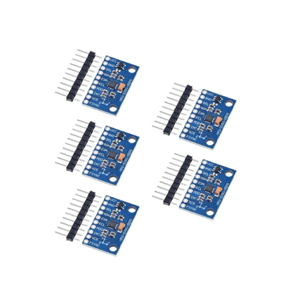 5Pcs Iic I2c Spi Mpu-9250 Mpu-6500 6-Axis Accelerometer Gyroscope Sensor Module Replace Mpu6050 For 6033435450564