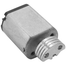 DC1.5V-9V 0.08A 3200 RPM Ausgabegeschwindigkeit Micro Vibrationsmotor, 18x15x12mm Silber