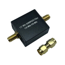 137MHz Banddoorlaatfilter Speciale Bandbreedte voor Weersatellieten 130MHz-150MHz