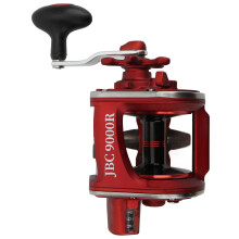 Saltwater Fishing Reel 3.6:1 Gear 7/14 Resistance Line Counter Red RH