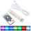 Ελεγκτής ασύρματων τηλεχειριστηρίων RGB LED, ελεγκτής λωρίδων LED DC5V USB RF RGB με 5