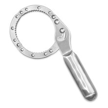 Heavy Duty Oil Filter Wrench with Non Slip Ergonomic Grip and Erosion Resistant Steel for Cars